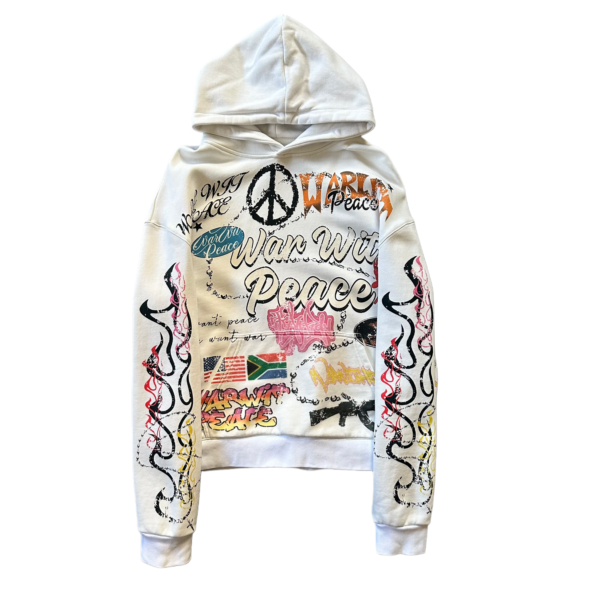 PEACEMAKER HOODIE PURE WHITE